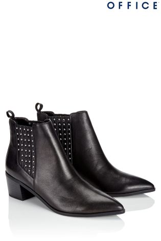 Office Stud Chelsea Boots